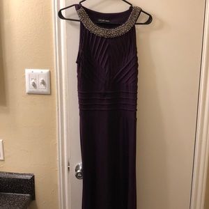 Dark purple dress